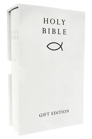 Holy bible: king james version (kjv) white pocket gift edition