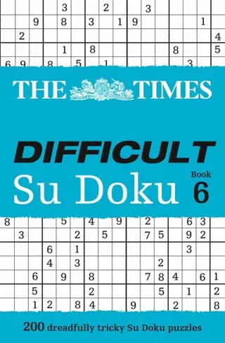 The Times Difficult Su Doku Book 6