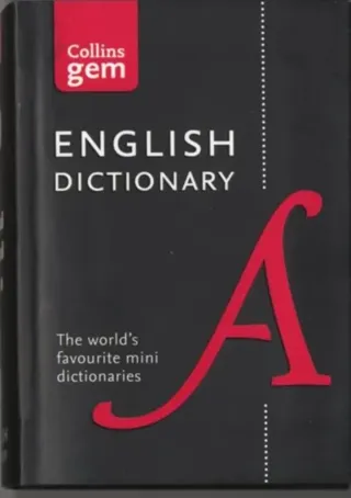 Collins english dictionary gem edition - 85,000 words in a mini format