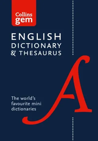 Collins english dictionary and thesaurus gem edition : two books-in-one min