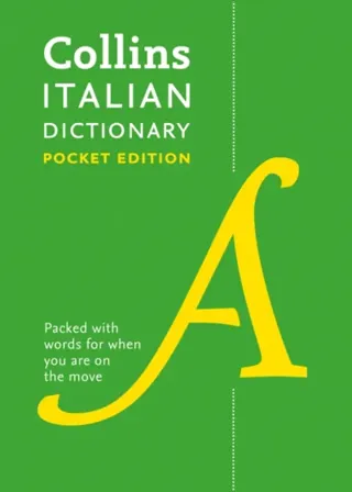 Collins italian dictionary pocket edition - 40,000 words and phrases in a p