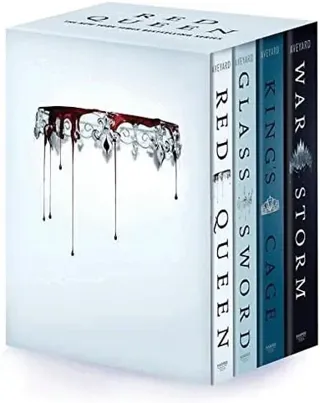 Red Queen 4-Book Paperback Box Set: Red Queen, Glass Sword, King's Cage, War Storm