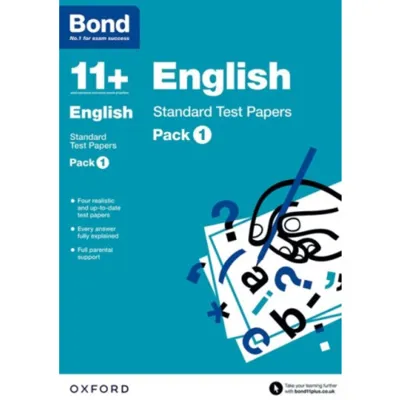Bond 11+: English: Standard Test Papers: Ready for the 2026 exam (for GL Assessment & other 11 plus exams)