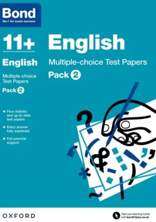 Bond 11+: English: Multiple-choice Test Papers: Ready for the 2026 exam (for GL Assessment & other 11 plus exams)