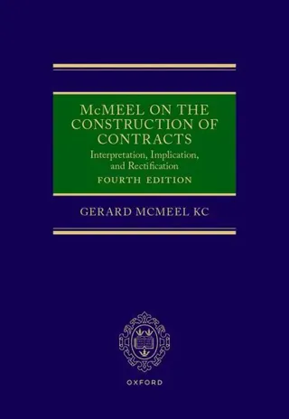 McMeel on the Construction of Contracts
