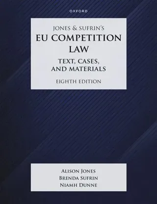 Jones & Sufrin's EU Competition Law