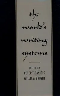 The World's Writing Systems
