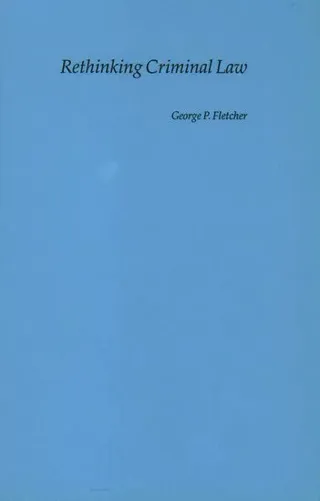 Rethinking Criminal Law