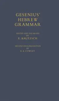 Gesenius' Hebrew Grammar