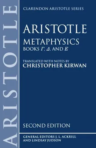 Metaphysics: Books gamma, delta, and epsilon