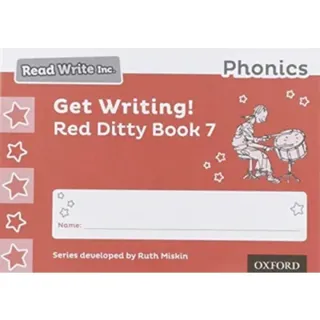 Read Write Inc. Phonics: Get Writing! Red Ditty Book 7 Pack of 10