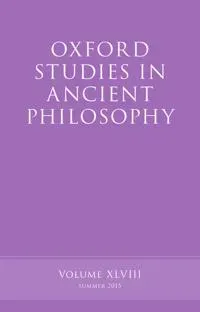 Oxford Studies in Ancient Philosophy, Volume 48
