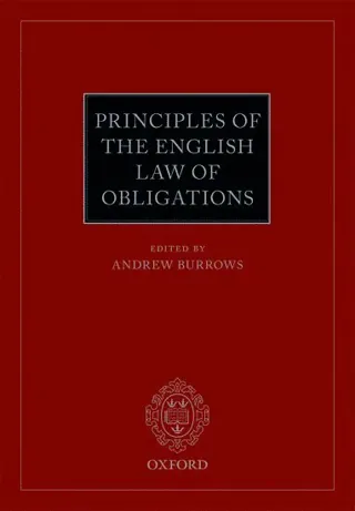Principles of the English Law of Obligations