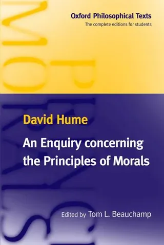 An Enquiry Concerning The Principles Of Morals
