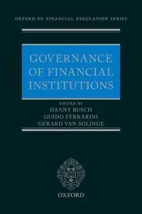 Governance of Financial Institutions