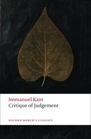 Critique of Judgement