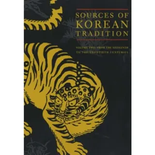 Sources of Korean Tradition