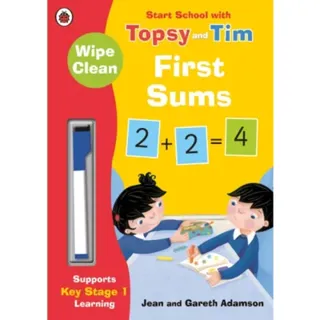 Wipe-Clean First Sums: Start School with Topsy and Tim