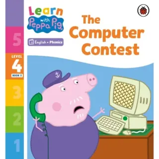 Learn with Peppa Phonics Level 4 Book 5 – The Computer Contest (Phonics Reader)