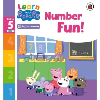 Learn with Peppa Phonics Level 5 Book 9 – Number Fun! (Phonics Reader)