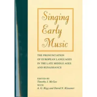 Singing Early Music