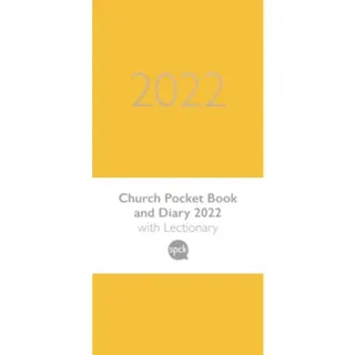 Church Pocket Book and Diary 2022 Soft-tone Yellow