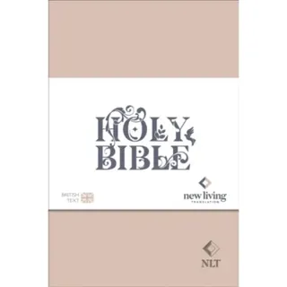 NLT Holy Bible – New Living Translation, British Text Version in Pink Soft–tone Flexiback Binding
