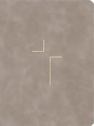 The Jesus Bible, ESV Edition, Leathersoft, Stone