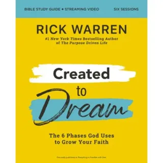 Created to Dream Bible Study Guide plus Streaming Video