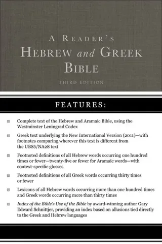 Reader's Hebrew and Greek Bible