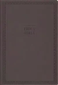 NIV, Value Thinline Bible, Large Print, Imitation Leather, Brown