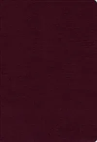NIV, Thinline Bible, Bonded Leather, Burgundy, Red Letter Edition