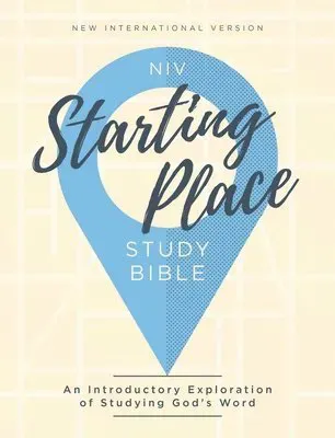 NIV, Starting Place Study Bible (An Introductory Study Bible), Hardcover, Tan, Comfort Print