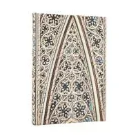 2026 Vault of the Milan Cathedral (Duomo di Milano) Midi 12-month Horizontal Hardcover Flexi Dayplanner 2026 (Wrap Closure)