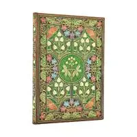 2026 Poetry in Bloom Midi 12-month Vertical Hardcover Flexi Dayplanner 2026 (Elastic Band Closure)