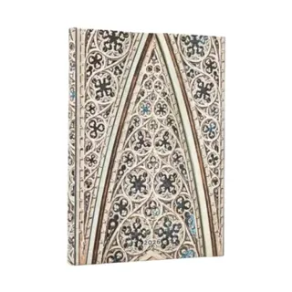 2026 Vault of the Milan Cathedral (Duomo di Milano) Midi 12-month Verso Hardcover Flexi Dayplanner 2026 (Wrap Closure)