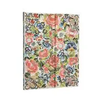 2026 Pear Garden (Peking Opera Embroidery) Ultra 12-month Vertical Hardcover Flexi Dayplanner 2026 (Wrap Closure)