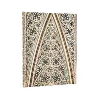 2026 Vault of the Milan Cathedral (Duomo di Milano) Ultra 12-month Verso Hardcover Flexi Dayplanner 2026 (Wrap Closure)