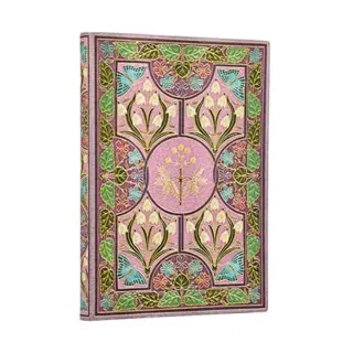 Mimosa (Poetry in Bloom) Midi Unlined Softcover Journal (Elastic Band Closure)