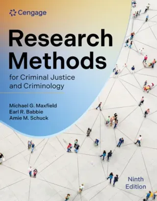 Research Methods for Criminal Justice and Criminology