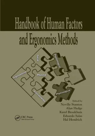 Handbook of Human Factors and Ergonomics Methods