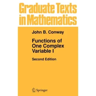 Functions of One Complex Variable I