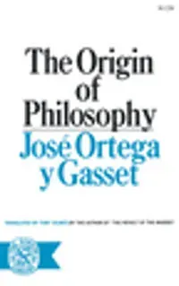 The Origin of Philosophy