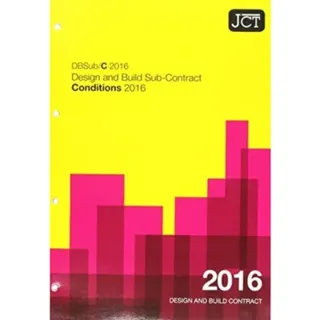 JCT: Design and Build Sub-Contract - Conditions 2016