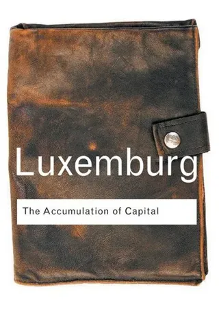The accumulation of capital