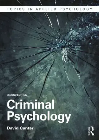 Criminal Psychology