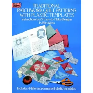 Traditional Patchwork Quilt Patterns with Plastic Templates