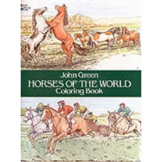 Horses of the World Coloring Book