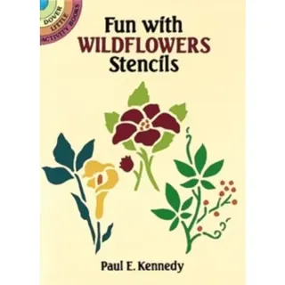 Fun with Stencils: Wildflowers
