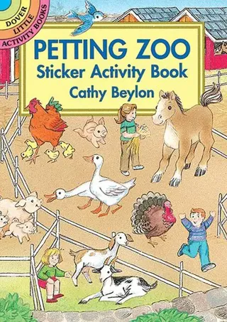Petting Zoo Sticker Activity Book